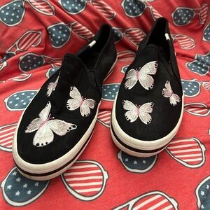Kate Spade collab slip on Keds